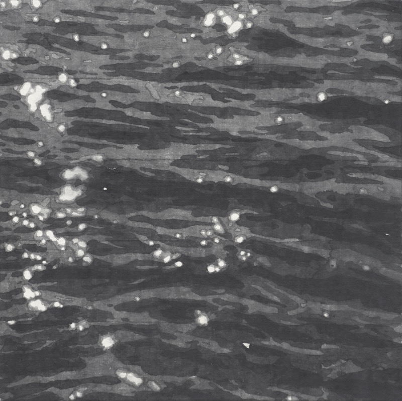 Section of the Sea 22 · ink on paper · 50x50cm · 2019