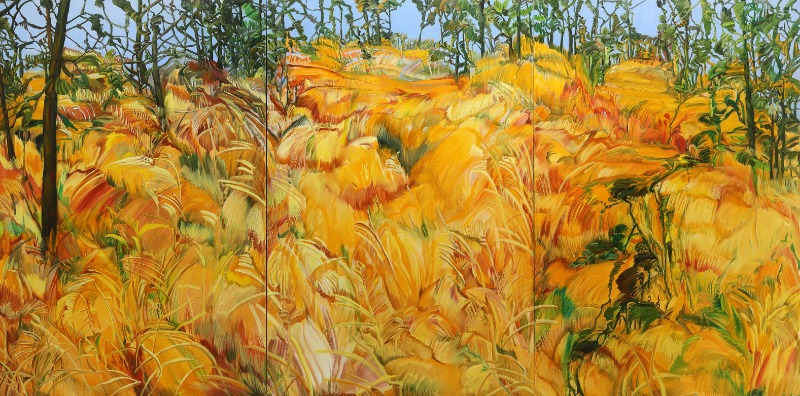 Yellow Wind · Oil on canvas · 390.9 x 162.2cm · 2019 · Yellow Wind · Oil on canvas