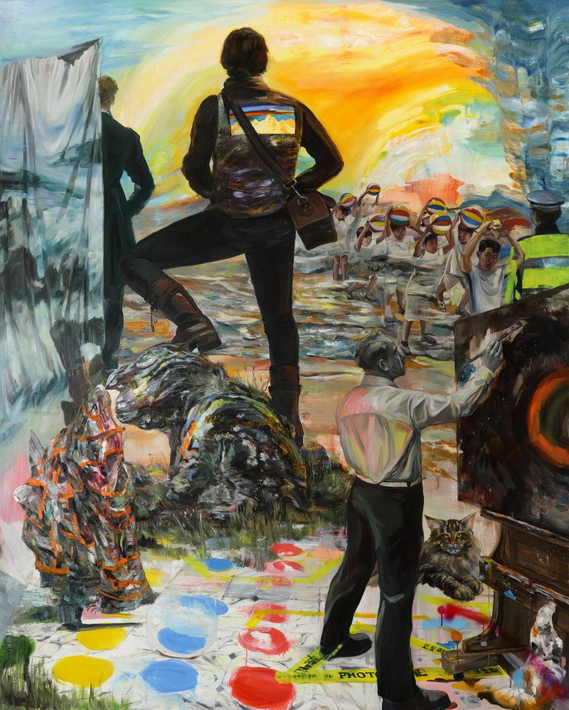 2019410 · Oil on linen · 227.3cm x 182cm · 2019 © SongEun Art and Cultural Foundation and the Artist. All rights reserved · 2019410 · Oil on linen