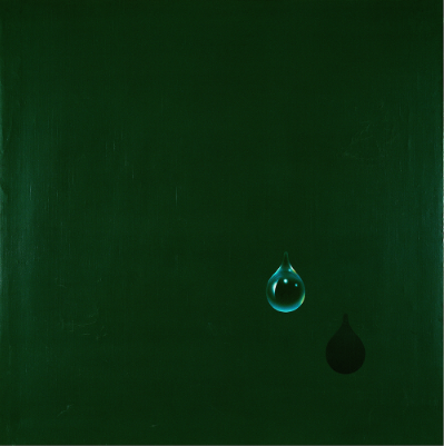 밤에 일어난 일 · 캔버스에 유채 · 162x162cm · 1972