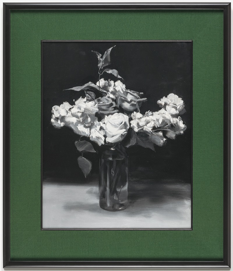 김성윤 White Lilac and Roses · Oil on linen in artist's frame · 84 x 66.5 cm · 2018 · White Lilac and Roses · Oil on linen in artist's frame