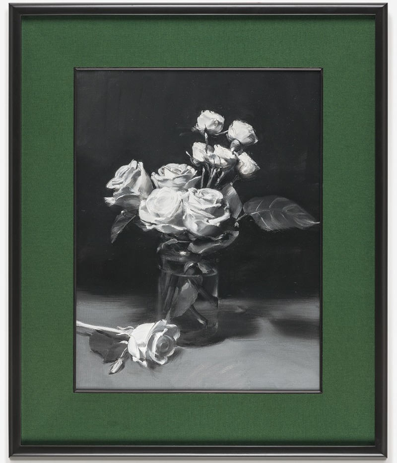 김성윤 Roses · Oil on linen in artist's frame · 84 x 64 cm · 2018 · Roses · Oil on linen in artist's frame