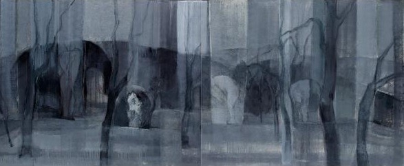 풍경시리즈A2 · 캔버스에 유채 · 175x420cm · 2010 · Oil on canvas