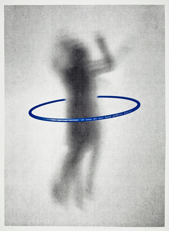 Patterns of Behavior · silkscreen on paper · 150x110 cm · 2014 · Patterns of Behavior · silkscreen on paper