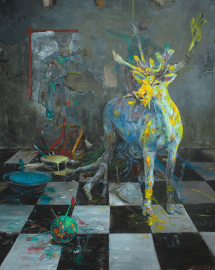 박규석 - Endless game · oil on canvas · 227.3x181.8cm · 2019