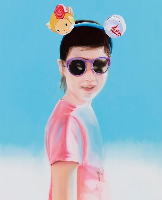 햇살아래 소녀 · Oil on Canvas · 65 x 53cm · girl in the sun · Oil on Canvas
