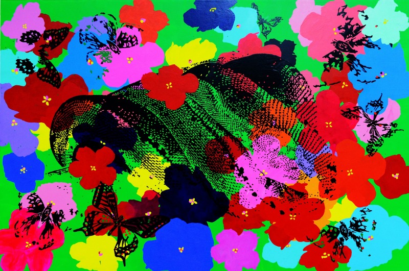 화사(華 蛇) · 캔버스에 아크릴릭 · 244x170cm · 2019