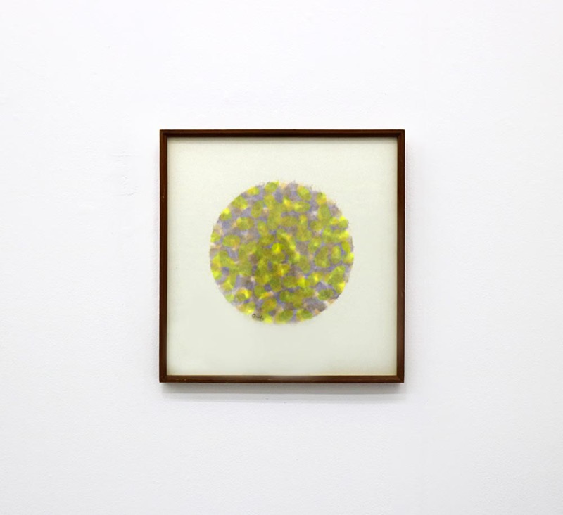 Work 81-010 51 · color on paper laid on canvas · 51.5x50cm · 1981 · Work 81-010 51 · color on paper laid on canvas