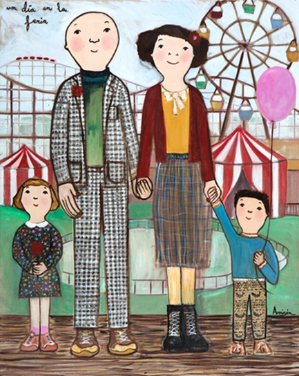 At the state fair · Oil on Canvas · 162 x 130cm · 2018 · At the state fair · Oil on Canvas