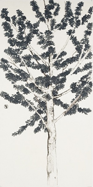 Liquid Drawing-Study on Tree 020 · Ink on Paper · 38x75cm · Liquid Drawing-Study on Tree 020 · Ink on Paper