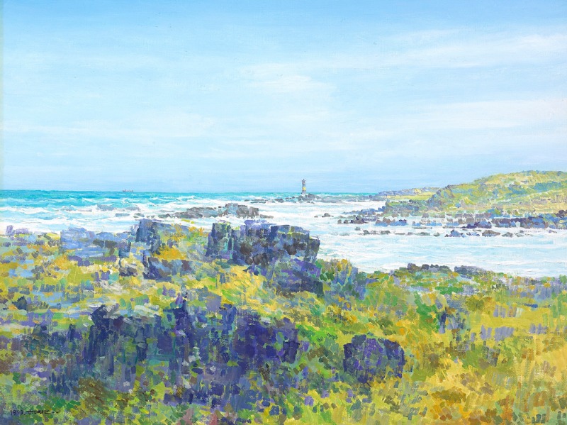제주도 · 45.5x60.6cm · Jejudo