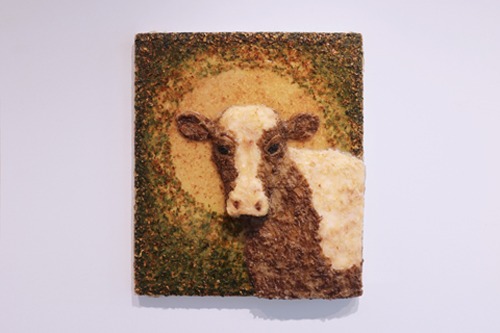 Ingredients3 · Food_Epoxy on Canvas · 46x54cm · 2019 · Ingredients3 · Food_Epoxy on Canvas