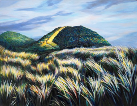 새별오름-낮 · Oil on Canvas · 112x145.5cm · 2019 · Se-byul Oreum : day · Oil on Canvas