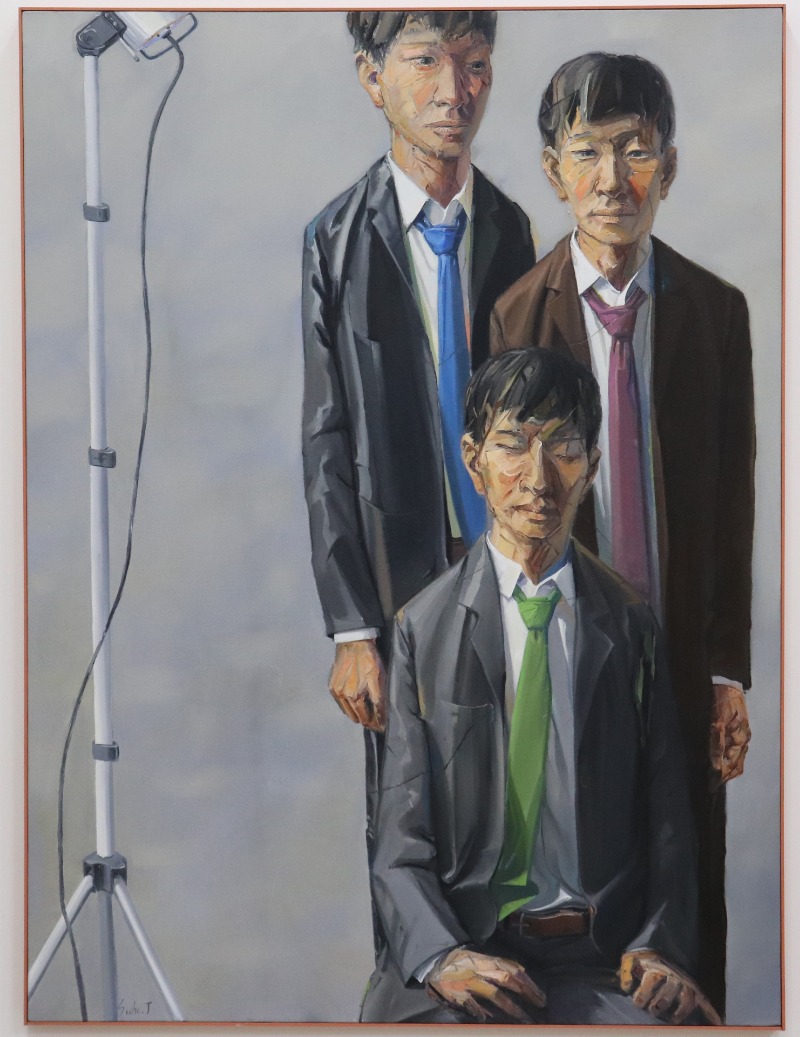 인간풍경 · oil on canvas · 130x97cm · 2008 · Landscape of human · oil on canvas