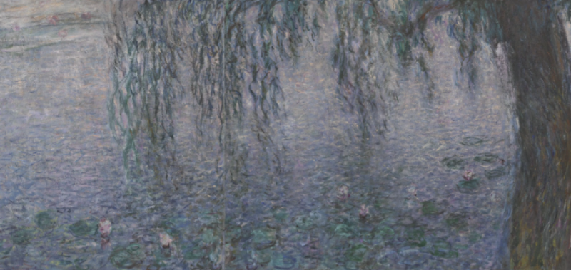 수련 : 버드나무 두 그루 · 캔버스에 유채 · 200 x 1275cm · 1914-26 · Les Nymphéas : Les Deux saules · Oil on canvas