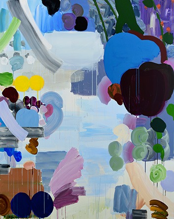 구르는돌 Rolling Stone #553 · 캔버스에 아크릴채색 · 162×130cm · 2019 · Rolling Stone #553 · Acrylic on Canvas