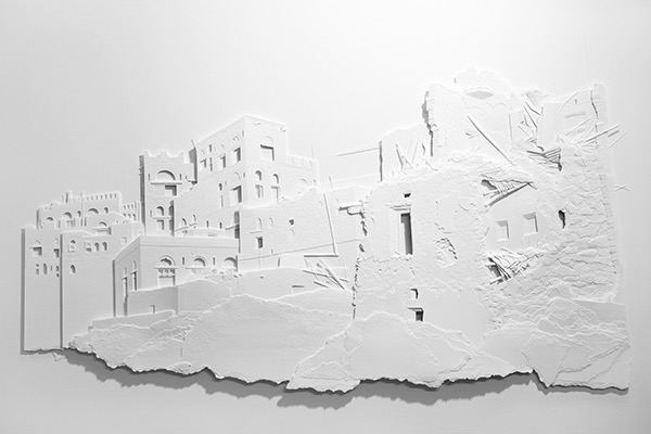 surface 2 · paper cut · glass with wood frame_72 · 2019 · surface 2