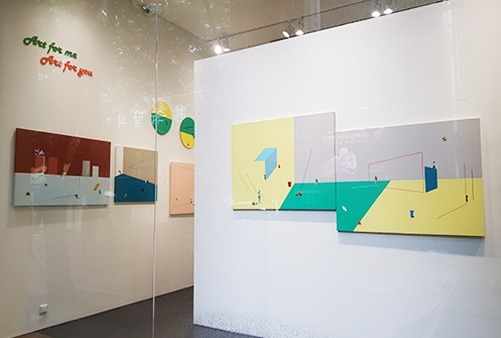 <스쳐가는 말 머무르는 마음> 전시전경 · Exhibition view