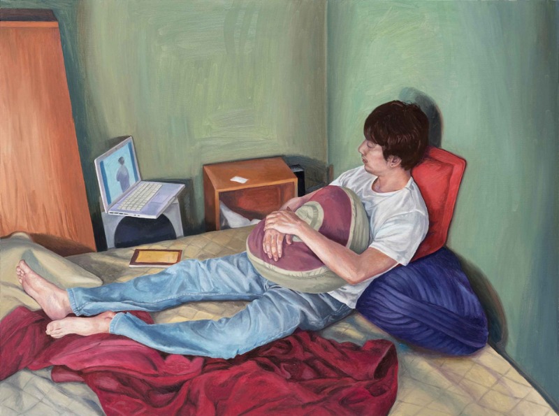 서동욱 〈옛날 영화〉 · 캔버스에 유화 · 97x130.3cm · 2017 · Old Movie