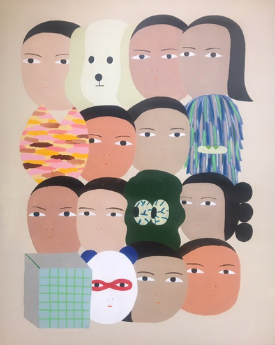 미주리에서 온 친구들 · 캔버스에 아크릴릭 · 2019 · Friends from Miju-ri · Acrylic on Canvas