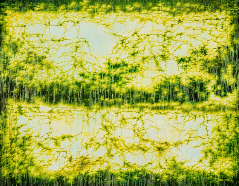 29.7m2 in GotÔt · Acrylic on canvas · 103×136cm · 2017 · 29.7m2 in GotÔt · Acrylic on canvas