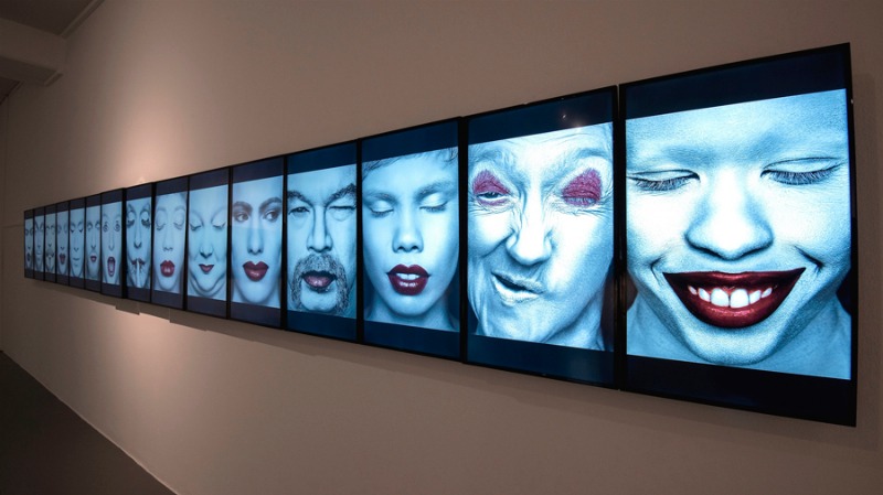 The troubled · Erwin OLAF video installation · Courtesy Gallery KONG · The troubled · Erwin OLAF video installation