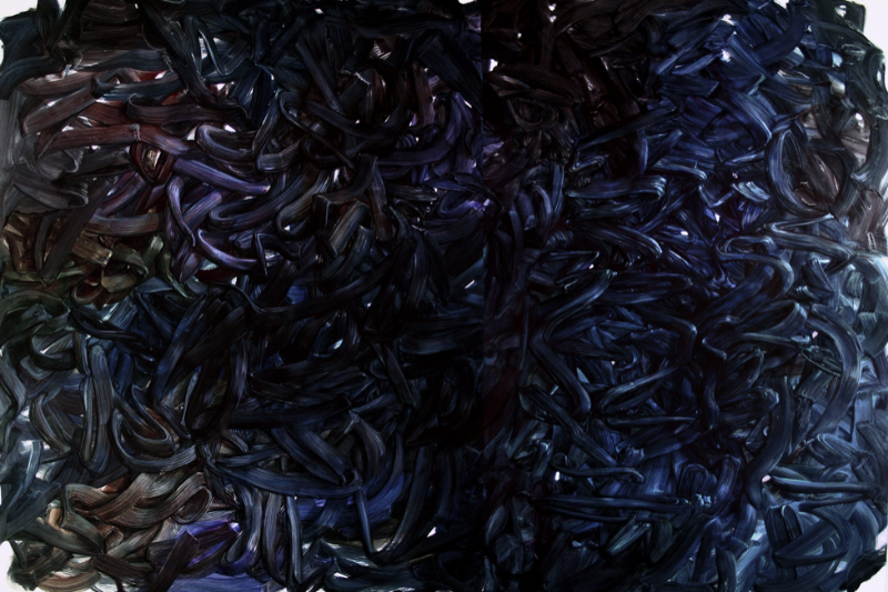 Black surface · Oil on canvas · 162X242cm · 2016 · Black surface · Oil on canvas