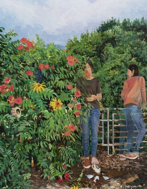 대화 · 캔버스에 유채 · 193×150cm · 2019