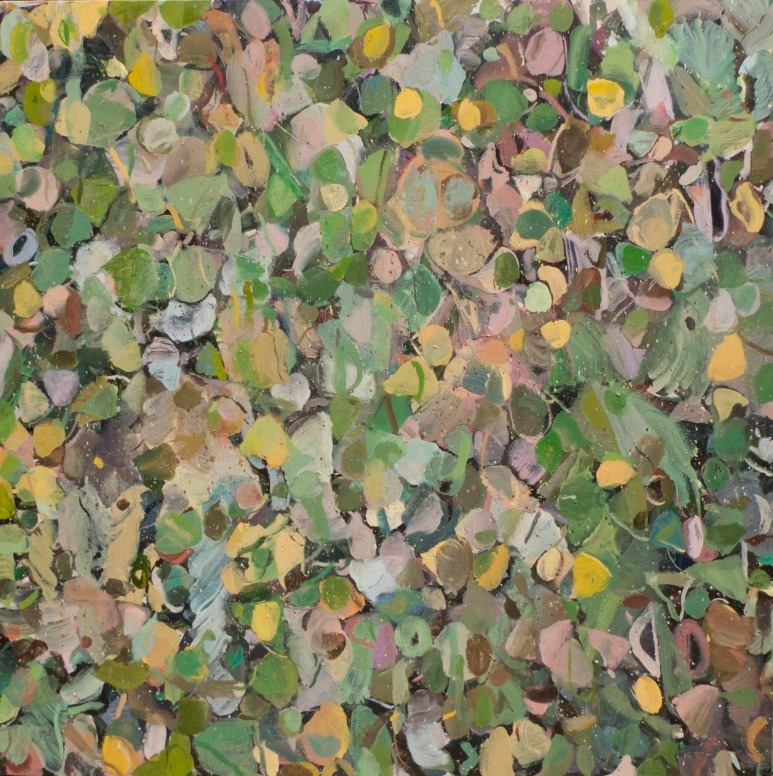Les papillons de nuit · Oil on canvas · 120×120cm · 2019 · Les papillons de nuit · Oil on canvas