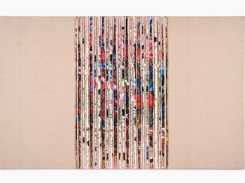 연속성의 마무리 · Acrylic and oil on canvas · 181 x 291 cm · 1995 · Solution de continuité · Acrylic and oil on canvas