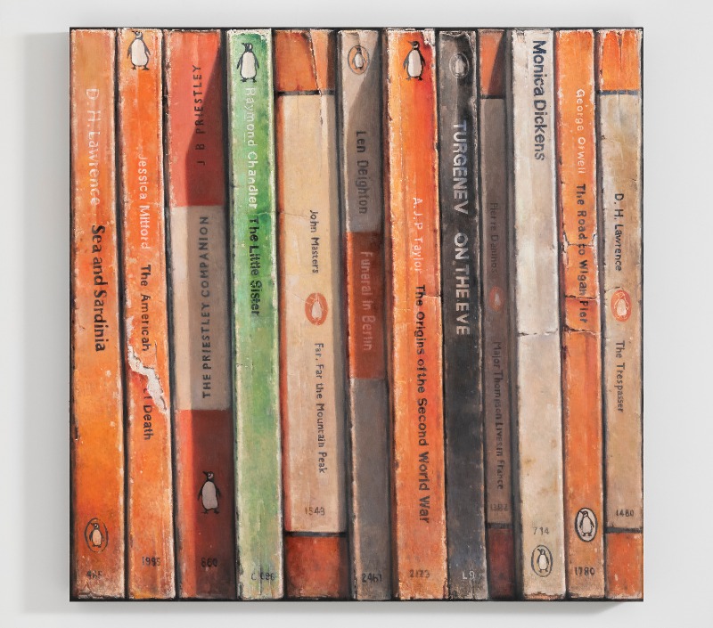 Penguin_Books · Oil on canvas · 120x120cm · 2019 · Penguin_Books · Oil on canvas