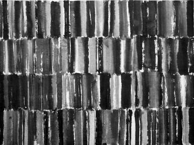 붓의 놀림 · 한지에 수묵 · 194X260cm · 1991