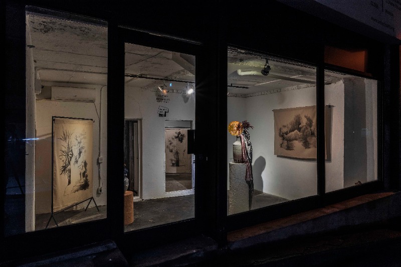 <밤을 달여 놓아 두었다> installation view
