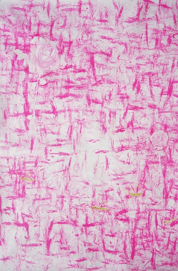 사색 · 장지에 채색 · 150x210cm