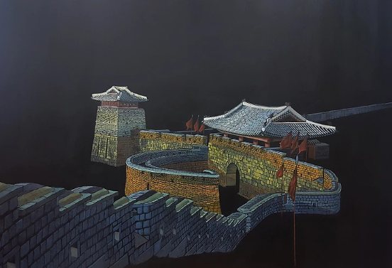 존재2 · 캔버스에 아크릴 · 162.2×130.3cm · 2017 · Existence2 · Acrylic on canvas
