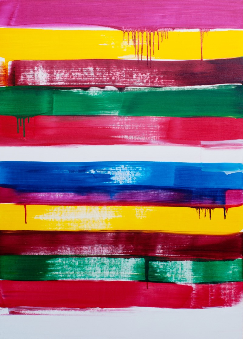 Stipes 2 · oil on canvas · 65.1x90.9cm · 2019 · Stipes 2 · oil on canvas