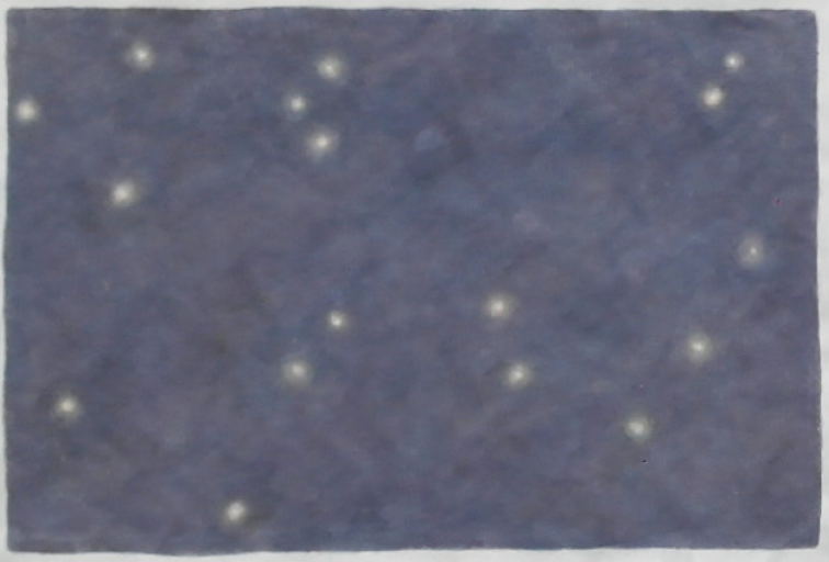 김수호 - 3월의 밤물결_14 · 장지에 분채 · 76x109.5cm · 2019 · Night on March_14