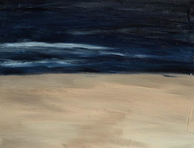 기다리다 · Acrylic on canvas · 53x40.9cm · 2019 · Waiting for · Acrylic on canvas