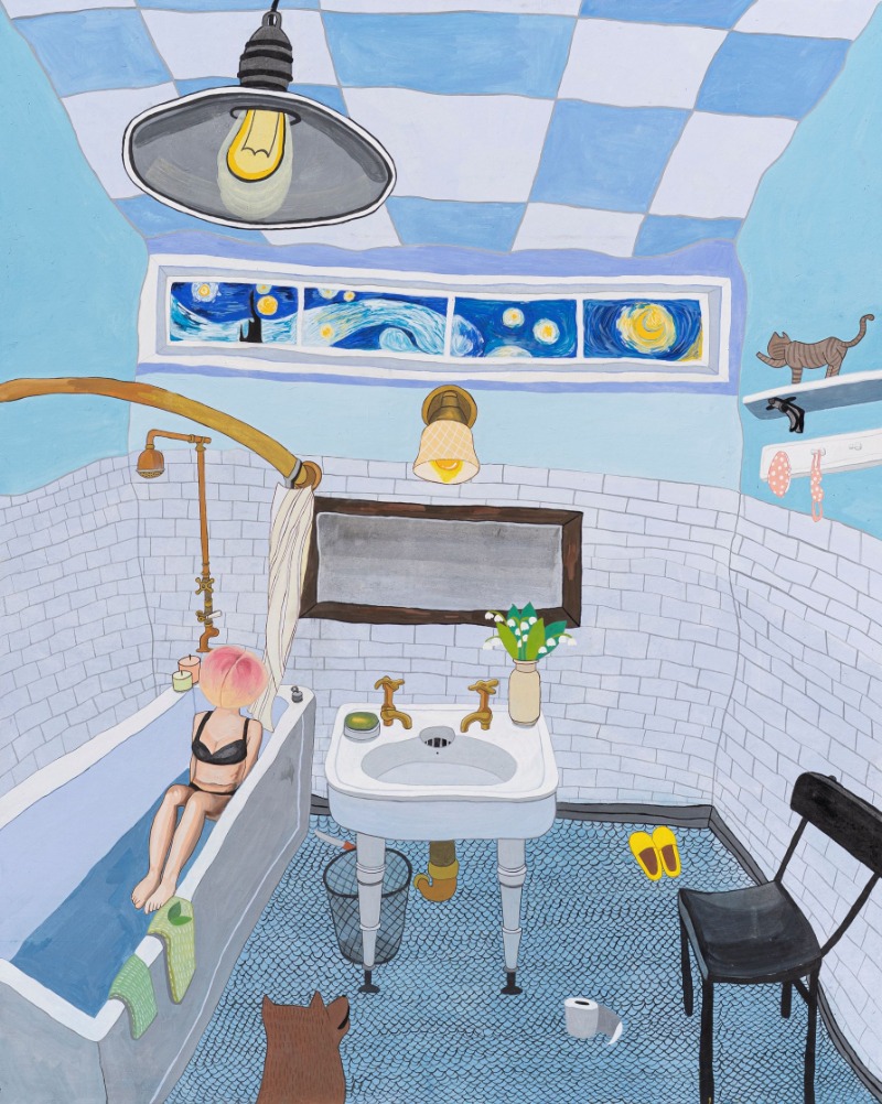 한국화 작품 중 일부 · exhibition work