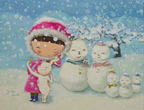 올겨울 · Acrylic on Canvas · 53x40.5cm · 2019 · This winter · Acrylic on Canvas