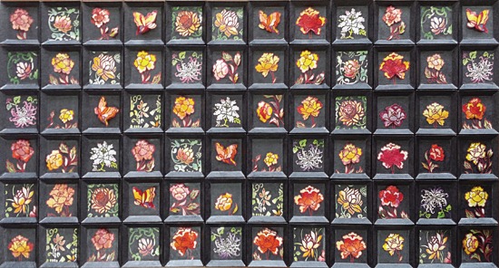 荷花滿院香1 · 합지, 한지 · 110x72cm · 2014