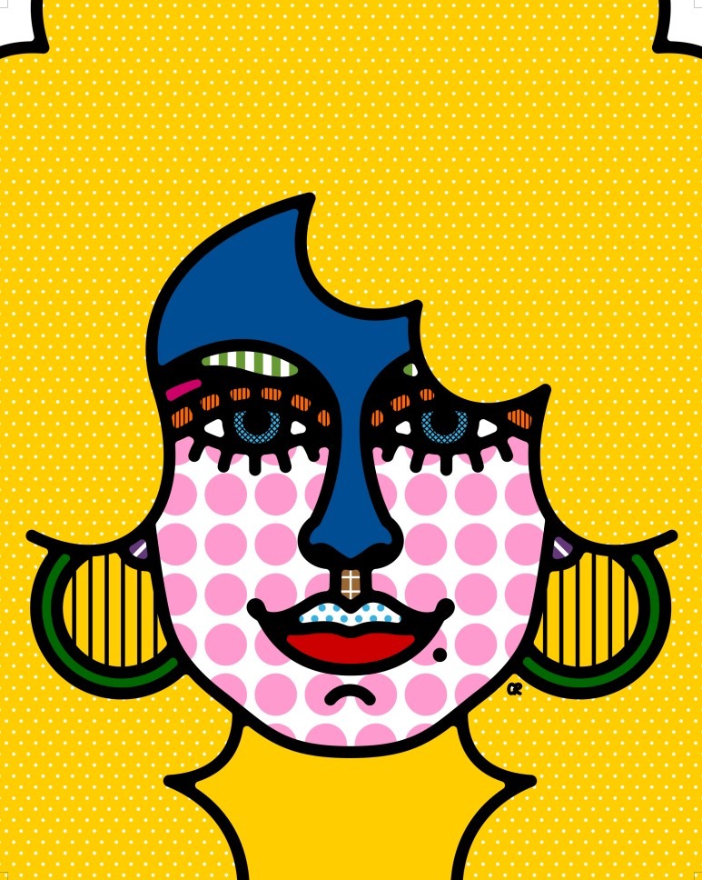 Portrait-Dolly · Giclee prints wooden frame · 1000x800 · 2019 · Portrait-Dolly · Giclee prints wooden frame