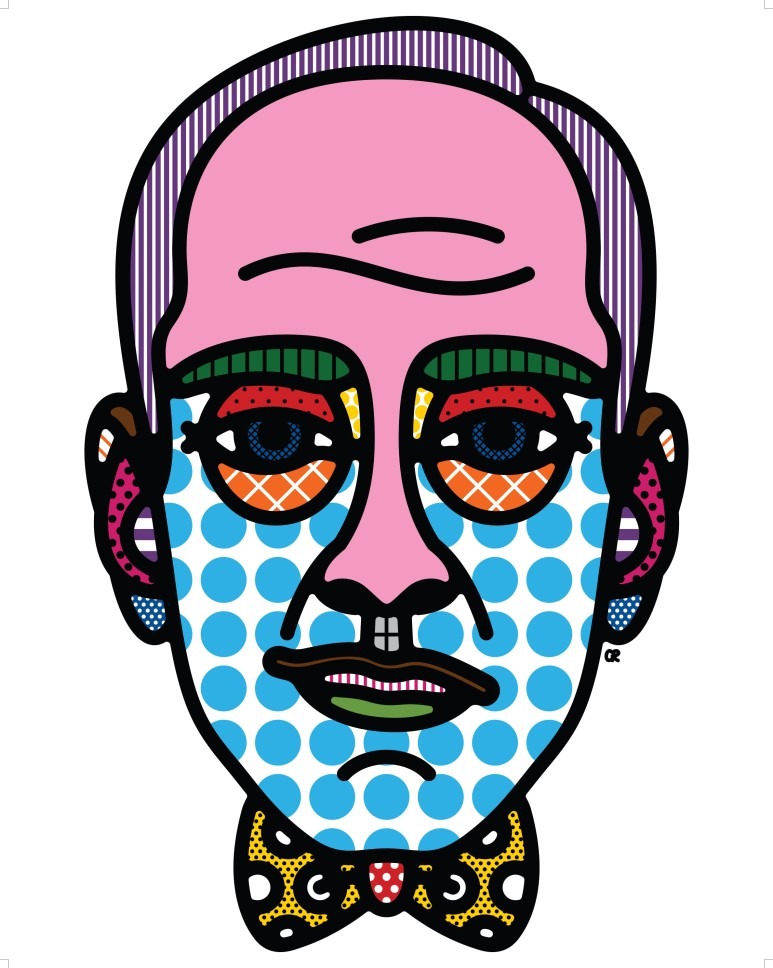 Portrait-JohnWater · Giclee prints wooden frame · 1000x800 · 2019 · Portrait-JohnWater · Giclee prints wooden frame