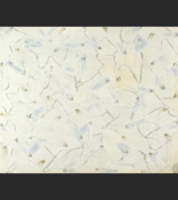 박서묘_묘법 · mixed media on canvas · 50x61cm · 1992 · Myobup · mixed media on canvas