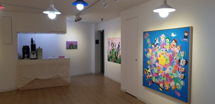 <무니의 꽃밭> 전시 전경 · Exhibition view