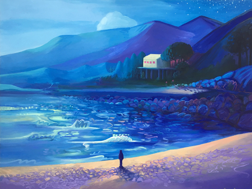 혼자 · 캔버스에 유채 · 112.1×145.5cm · 2019 · Alone · Oil on canvas