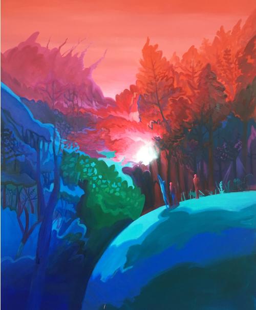 무언가를 찾는 사람들 · 캔버스에 유채 · 162.2×130.3cm · 2019 · people who search for something · Oil on canvas