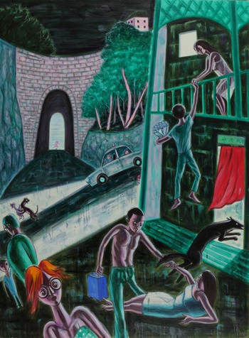 여름휴가(인천) · Oil on Canvas · 259.1x193.9cm · 2019 · Summer Vacation(Incheon) · Oil on Canvas