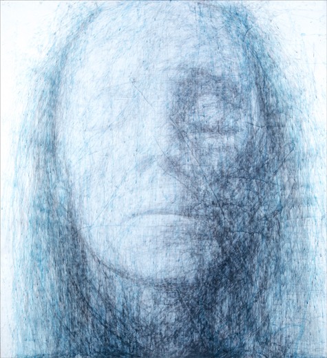 인물(에오르디케)3 · 종이에 혼합재료 · 120x160cm · Eurydike3 · mixed materials on paper