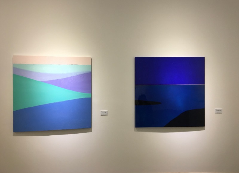 <색(色) 다른 섬 풍경> 전시전경 · Exhibition view